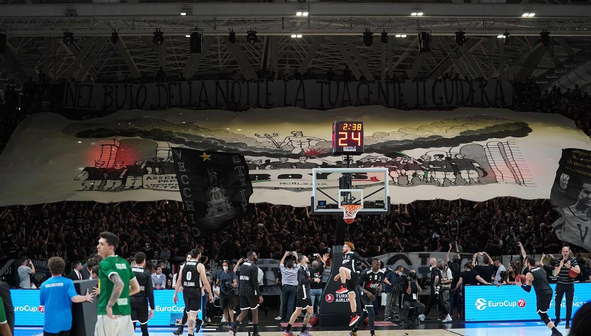 Frutti Extra Bursaspor - Virtus Bologna maçından fotoğraflar
