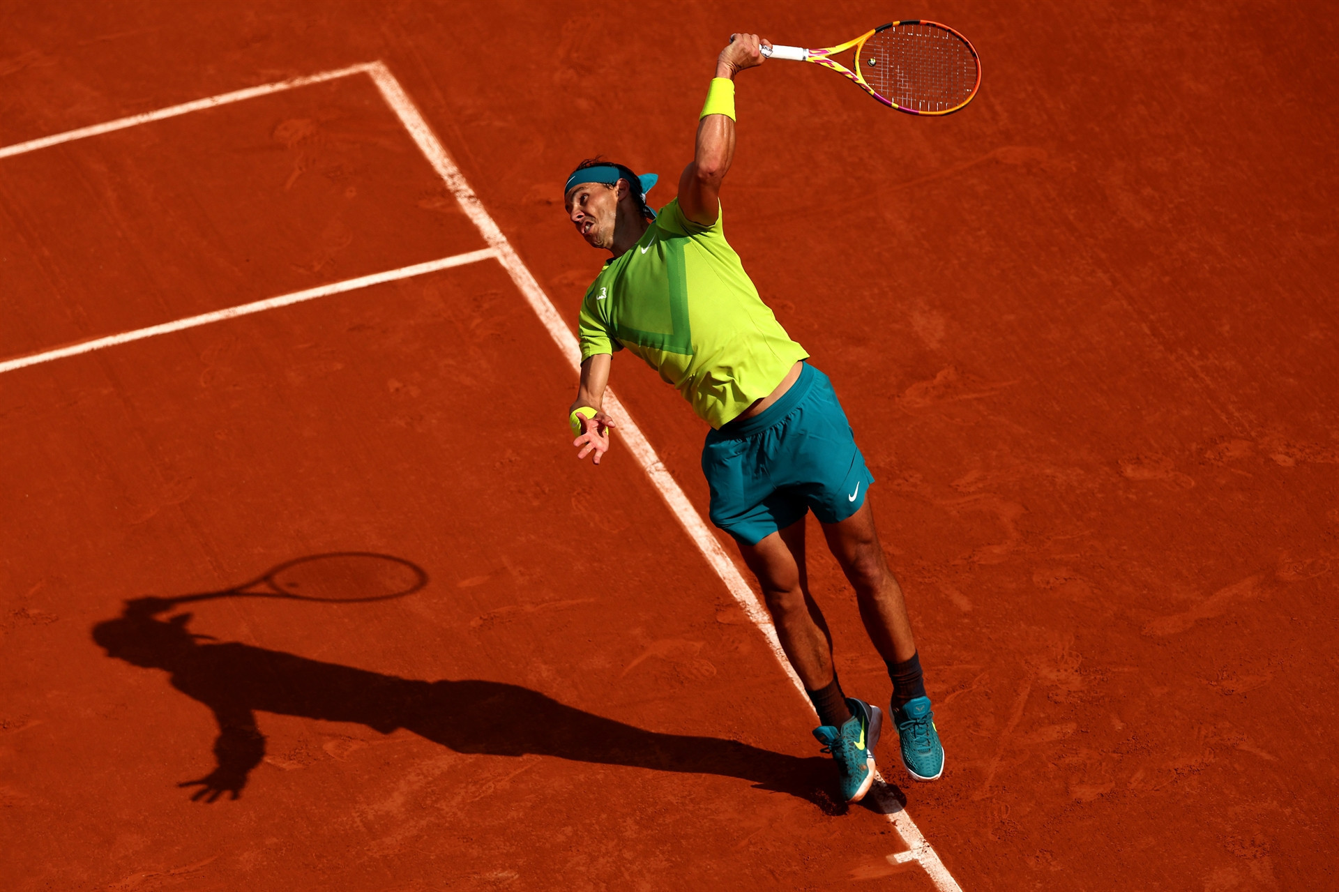 Rafael Nadal - Casper Ruud mücadelesinden en özel fotoğraflar