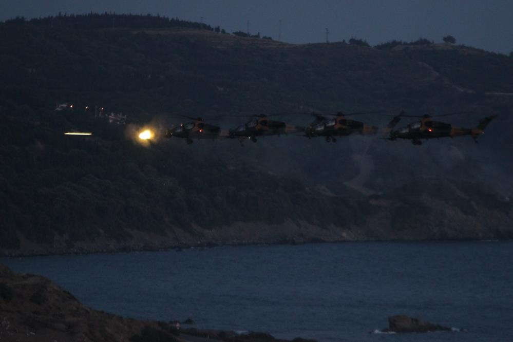 Efes-2022 Tatbikatının gece safhası sona erdi... Hedefler tam isabet vuruldu