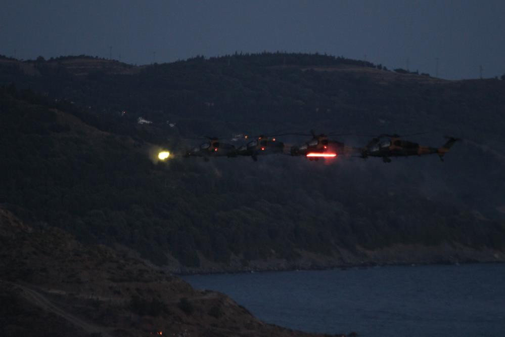 Efes-2022 Tatbikatının gece safhası sona erdi... Hedefler tam isabet vuruldu