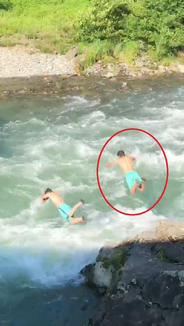 Fırtına Deresine atlayan gençlerden biri boğuldu, biri son anda kurtuldu