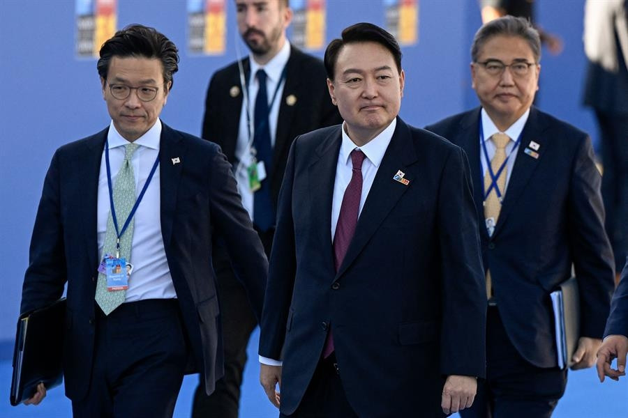 NATO Liderler Zirvesinde son gün... Liderlerden çarpıcı kareler