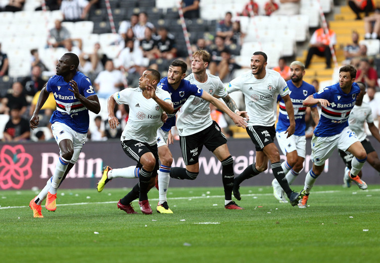 Beşiktaş - Sampdoria maçından öne çıkan fotoğraflar