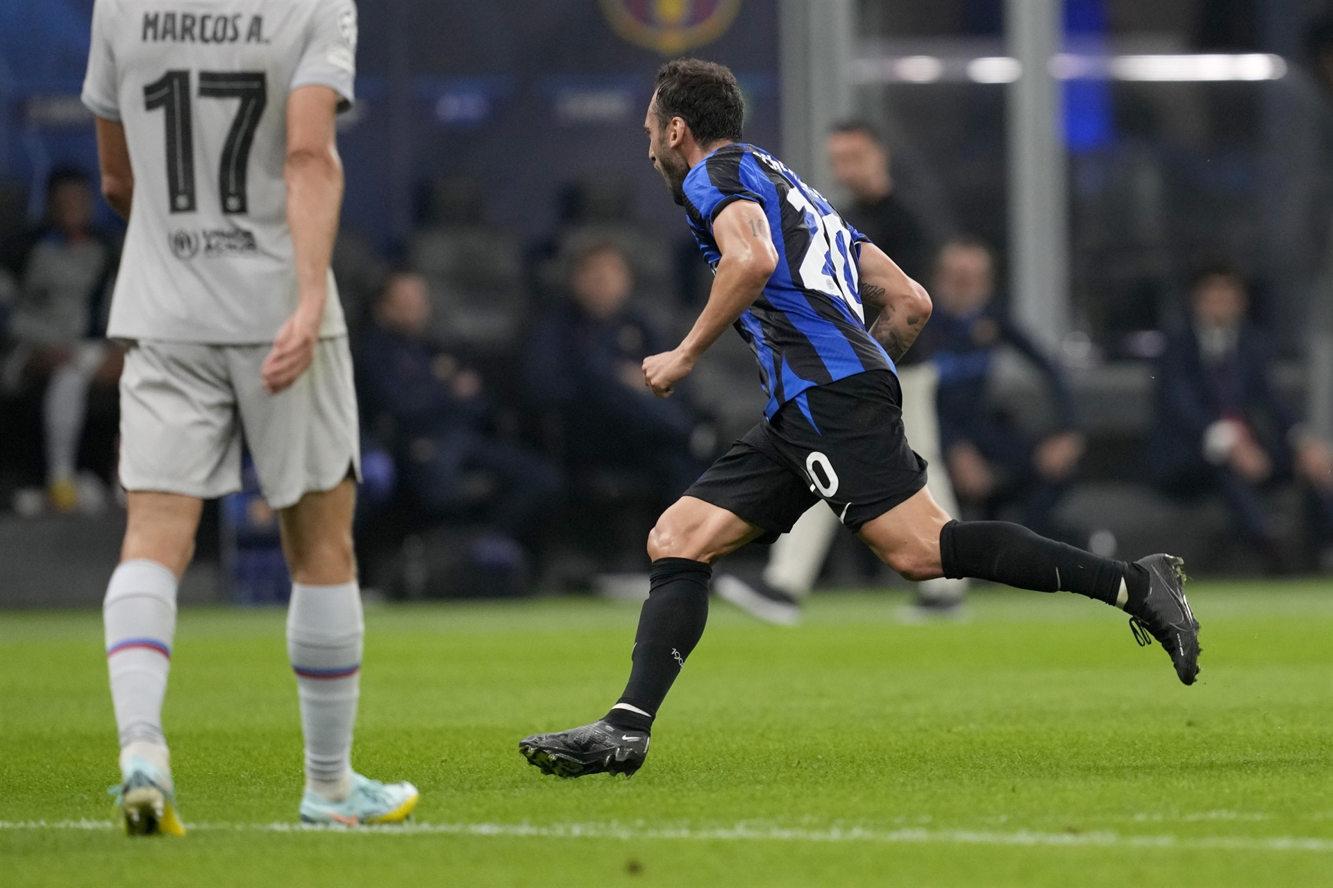 Inter - Barcelona maçından öne çıkan fotoğraflar