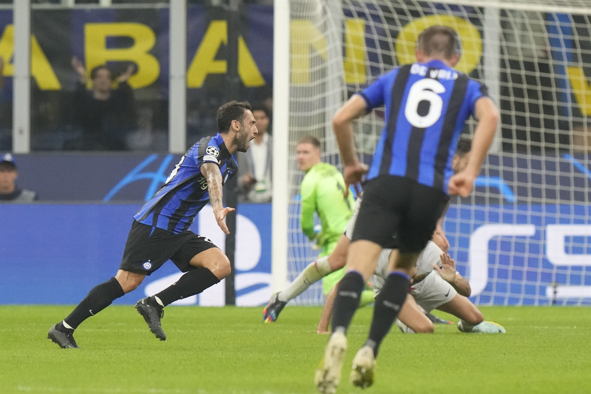 Inter - Barcelona maçından öne çıkan fotoğraflar