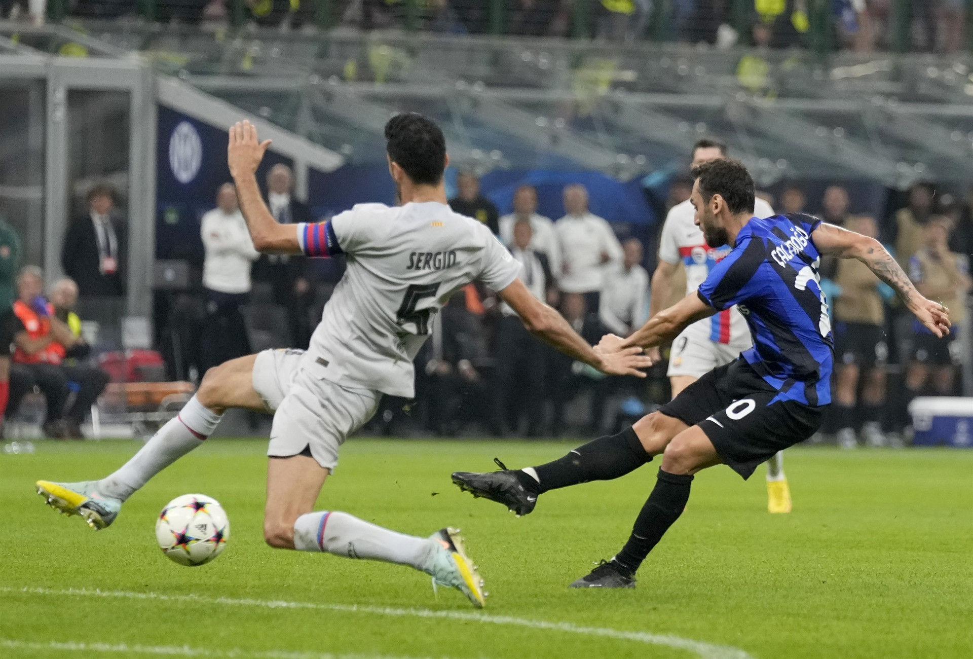 Inter - Barcelona maçından öne çıkan fotoğraflar