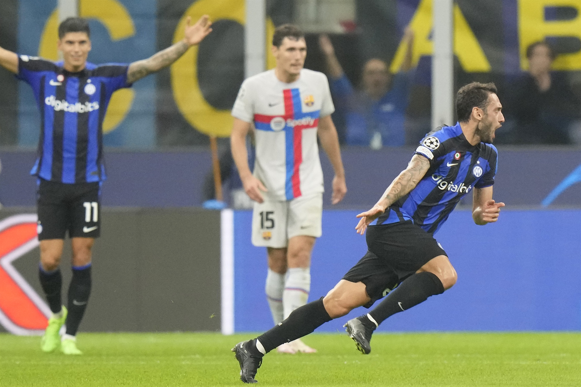 Inter - Barcelona maçından öne çıkan fotoğraflar