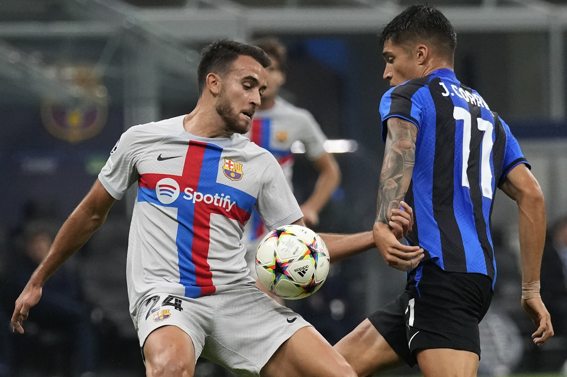 Inter - Barcelona maçından öne çıkan fotoğraflar