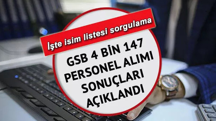 SON DAKİKA: GSB personel alımı sonuçları açıklandı Gençlik ve Spor Bakanlığı başvuru sonuçları sorgulama ekranı SON DAKİKA: GSB personel alımı sonuçları açıklandı Gençlik ve Spor Bakanlığı başvuru sonuçları sorgulama ekranı