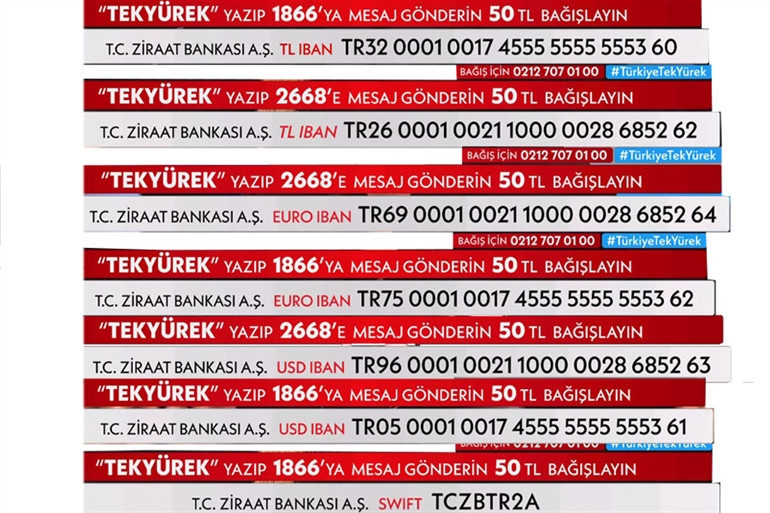 Türkiye Tek Yürek kampanyasında yardımlar nereye bağışlanacak Türkiye Tek Yürek kampanyasında yardımlar nereye bağışlanacak