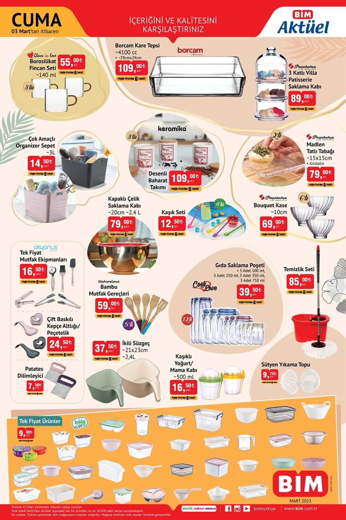 BİM AKTÜEL KATALOĞU 3-7 Mart 2023 || BİM’de bu hafta neler, hangi ürünler var  Fastfryer, elektrikli ısıtıcı, süpürge satışa çıkıyor…İşte hafta içi ve hafta sonu fırsatları
