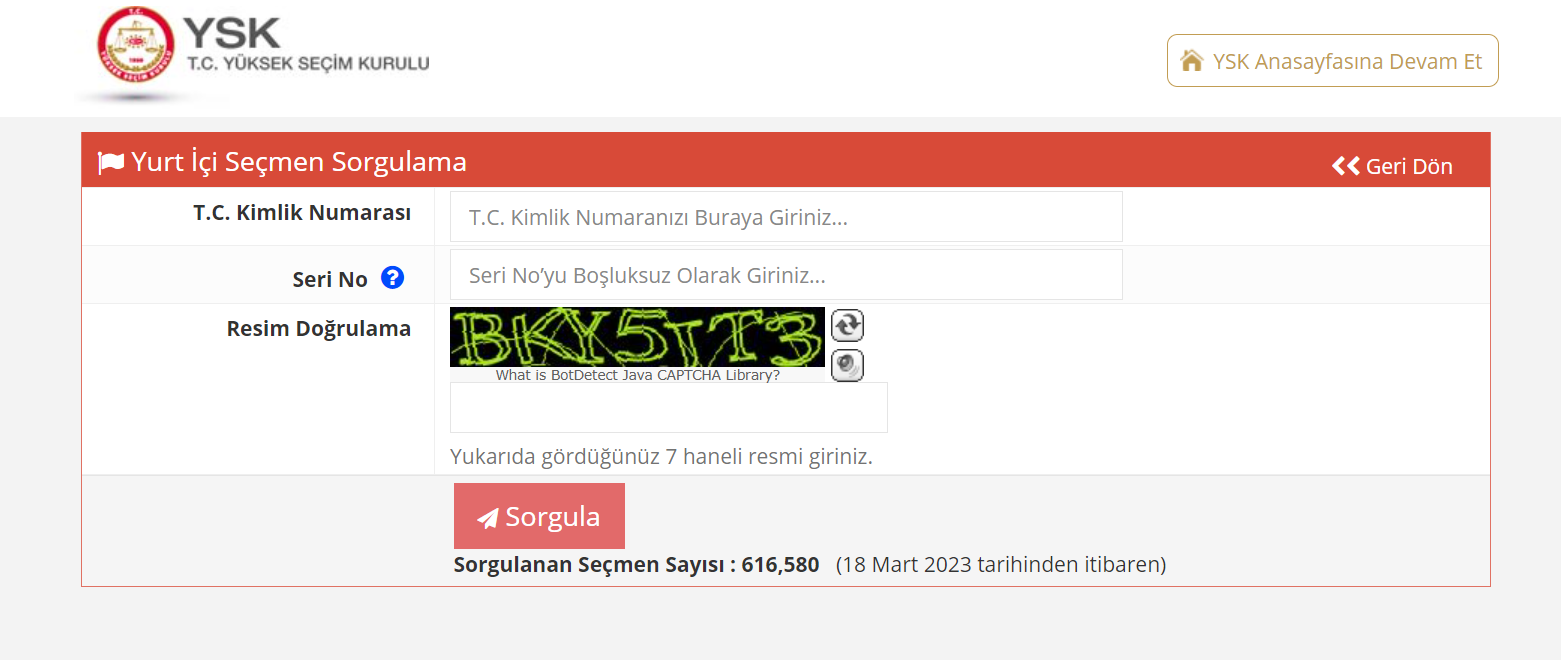 YSK SEÇMEN KAYDI SORGULAMA NASIL YAPILIR