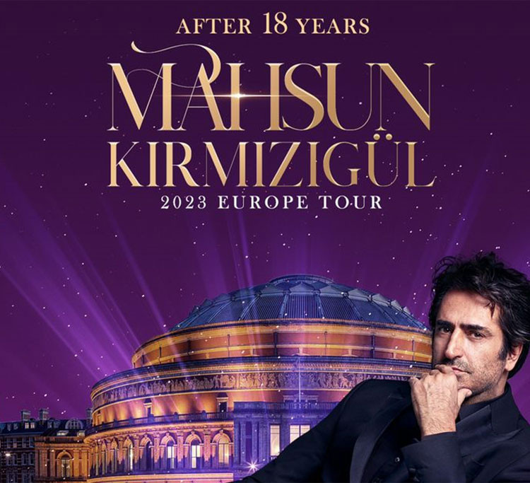 MAHSUN KIRMIZIGÜL ROYAL ALBERT HALLDA SAHNEDE