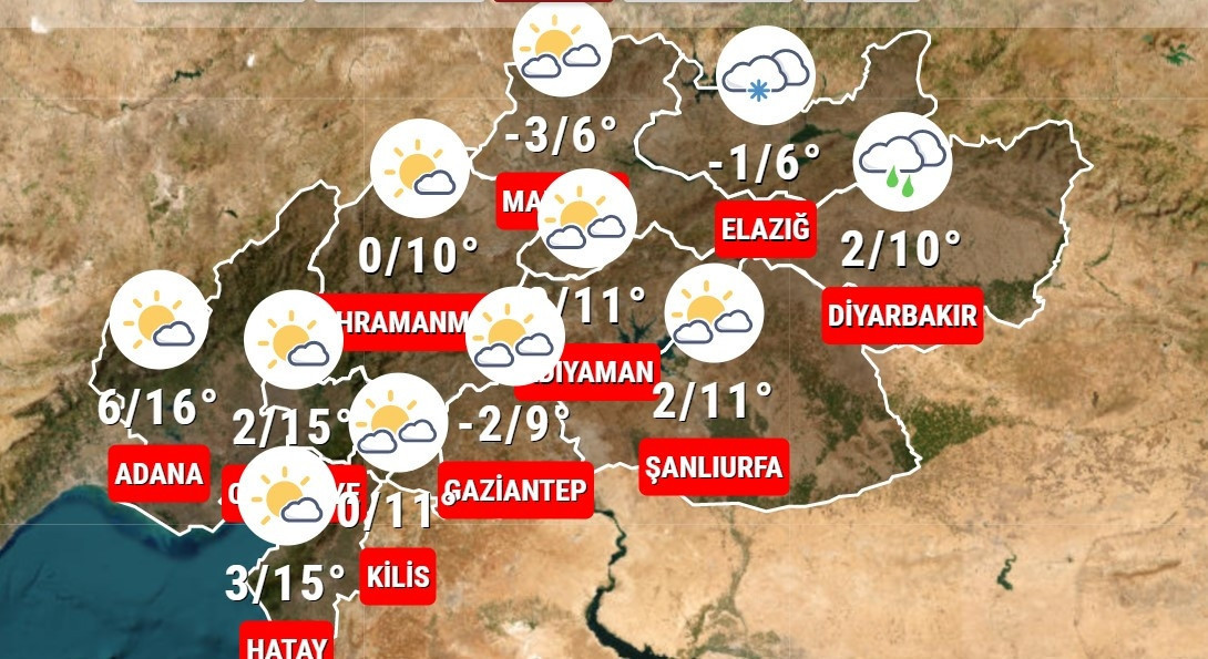 DOĞU ANADOLUDA ŞİDDETLİ KAR METEOROLOJİ UYARDI