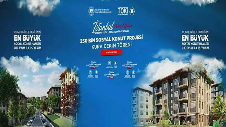 TOKİ İSTANBUL BAŞAKŞEHİR, ESENLER VE ARNAVUTKÖY KURA ÇEKİLİŞİ