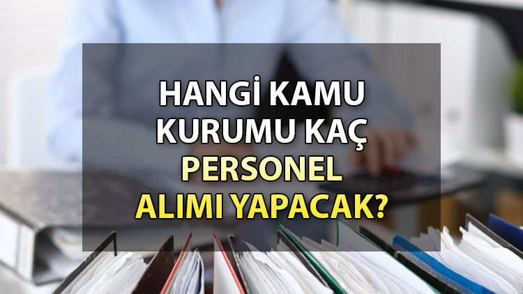 KAMU PERSONEL ALIMI SON DURUM 2023 | Hangi kamu kurumu kaç personel alımı yapacak Toplam 106 bin 333 eleman alınacak KAMU PERSONEL ALIMI SON DURUM 2023 | Hangi kamu kurumu kaç personel alımı yapacak Toplam 106 bin 333 eleman alınacak