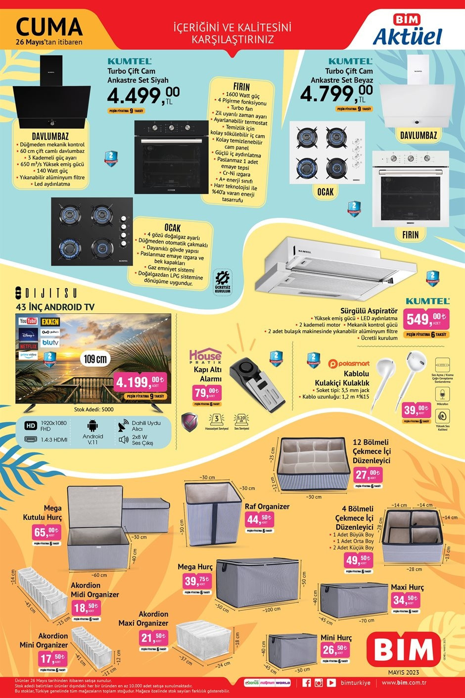 BİM 26 MAYIS 2023 AKTÜEL ÜRÜNLER KATALOĞU (YENİ)||  BİMde bu hafta neler var Piknik ve Havuz Malzemeleri BİM market indirimlerinde...