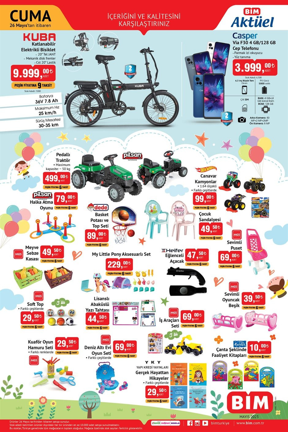 BİM 26 MAYIS 2023 AKTÜEL ÜRÜNLER KATALOĞU (YENİ)||  BİMde bu hafta neler var Piknik ve Havuz Malzemeleri BİM market indirimlerinde...