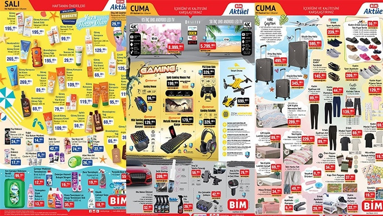 BİM AKTÜEL HAFTANIN ÜRÜNLERİ: Tatil ürünleri listelendi... İşte 6-9 Haziran ürünlerinden bilgiler