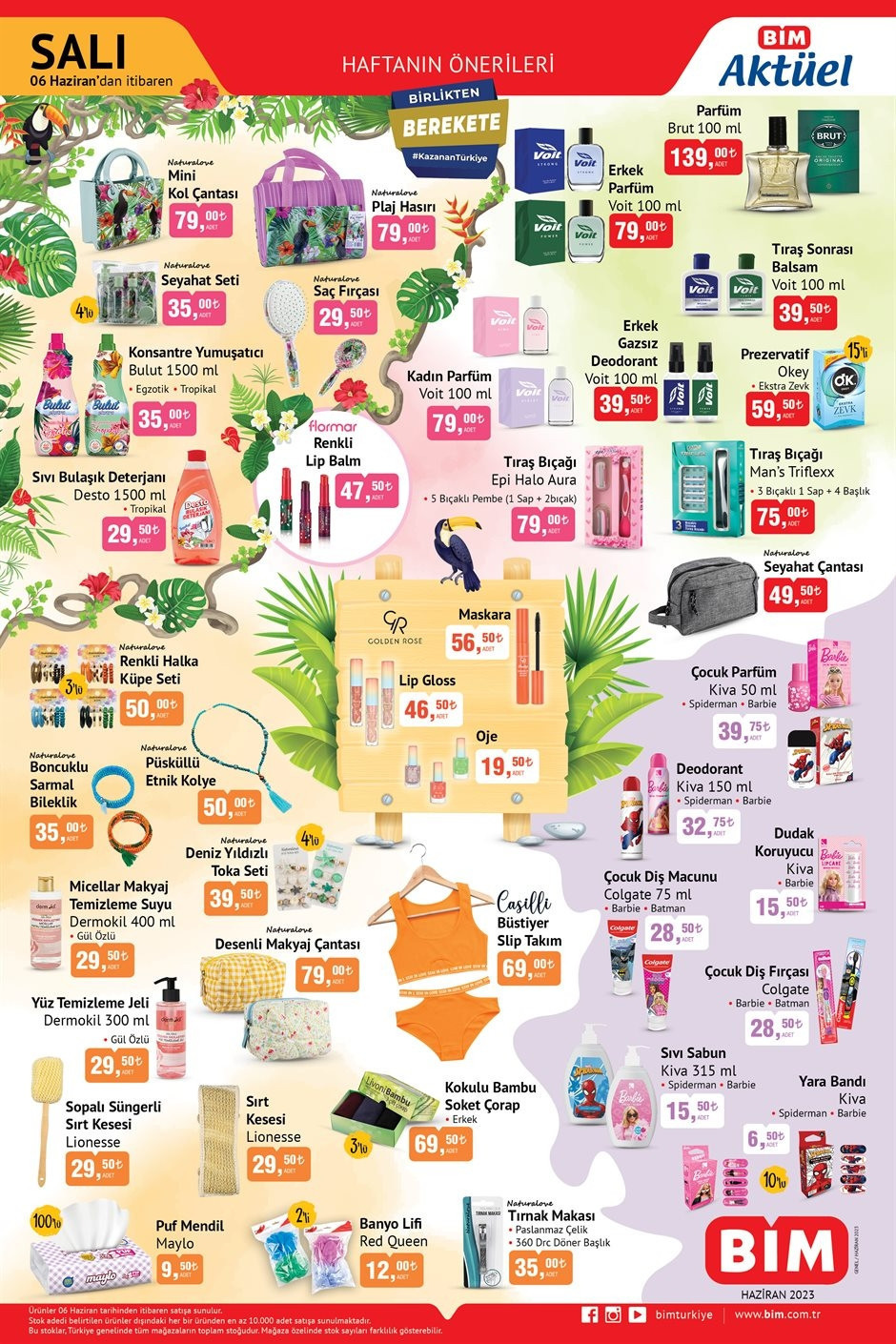 BİM AKTÜEL HAFTANIN ÜRÜNLERİ: Tatil ürünleri listelendi... İşte 6-9 Haziran ürünlerinden bilgiler