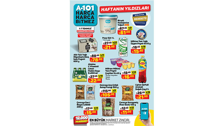A101 AKTÜEL ÜRÜNLER KATALOĞU 1-7 TEMMUZ 2023 | A101de bu hafta market ürünleri, temizlik malzemeleri, peynir çeşitleri indirimde A101 AKTÜEL ÜRÜNLER KATALOĞU 1-7 TEMMUZ 2023 | A101de bu hafta market ürünleri, temizlik malzemeleri, peynir çeşitleri indirimde
