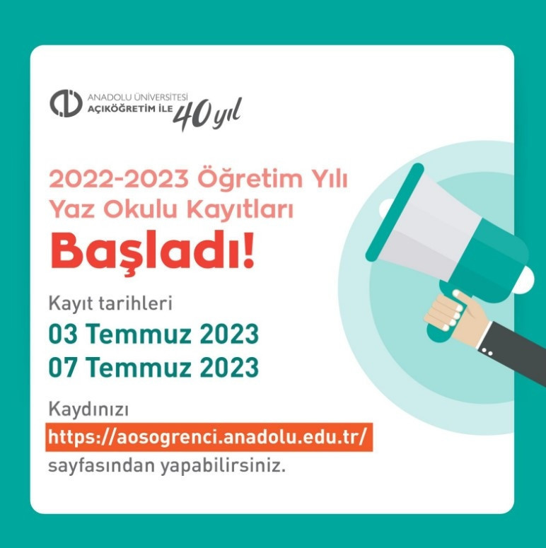AÖF YAZ OKULU KAYITLARI NE ZAMAN AÖF YAZ OKULU KAYITLARI NE ZAMAN