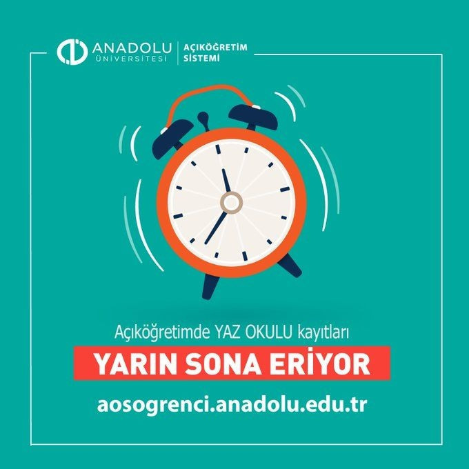 AÖF YAZ OKULU KAYITLARI NE ZAMAN