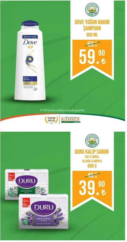 TARIM KREDİ KOOPERATİF MARKET 11-13 TEMMUZ ÜRÜNLERİ