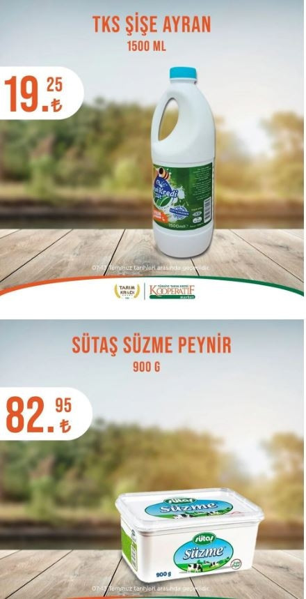 Tarım Kredi Market 11-13 Temmuz indirimli ürünler katalogu… Temizlik, kişisel bakım, kasap ve temel gıda ürünlerinde indirim fırsatı