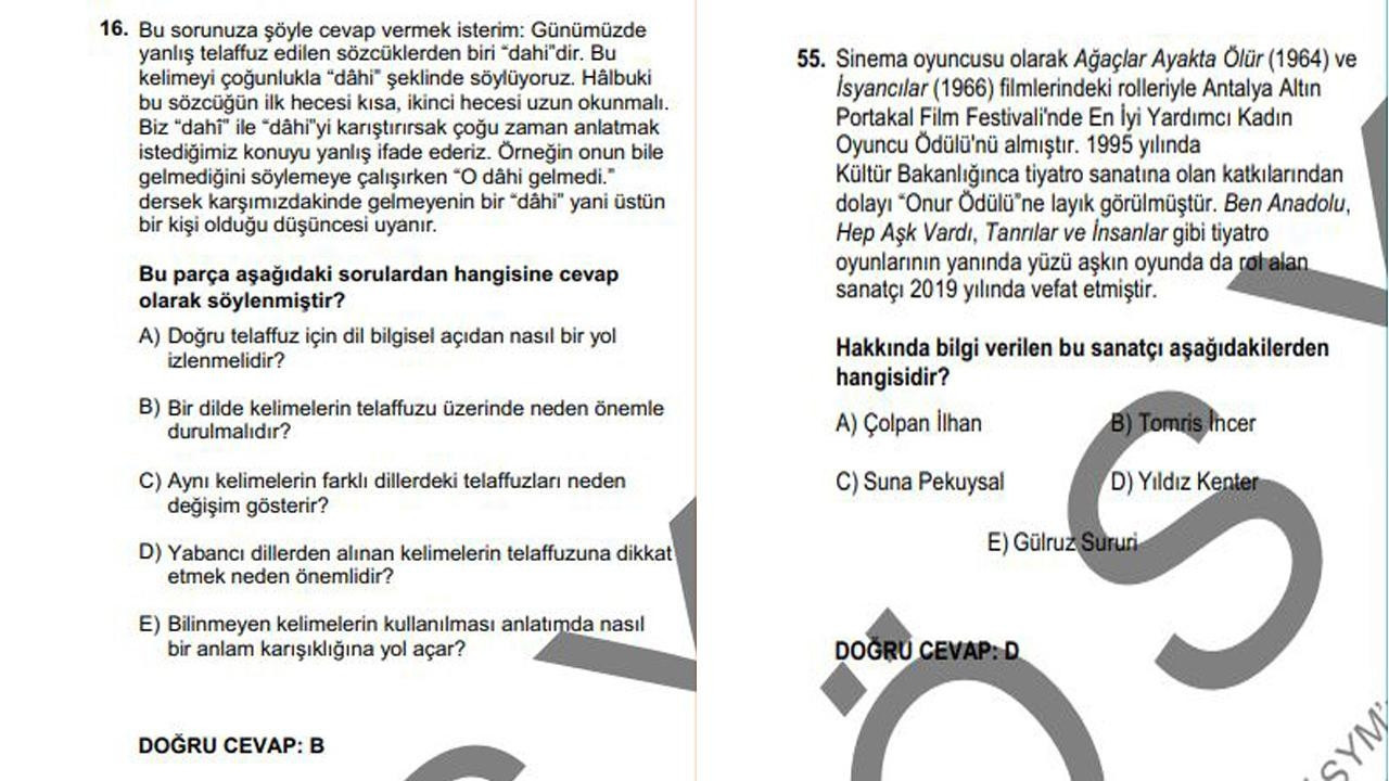 KPSS ÖABT SORULARI VE CEVAPLARI NE ZAMAN AÇIKLANACAK