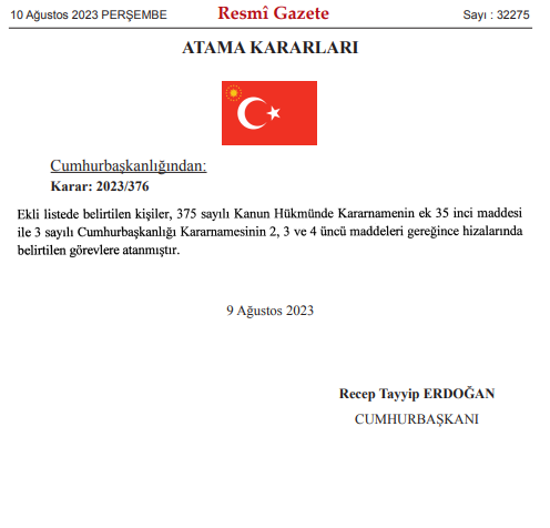 ATAMA KARARLARI