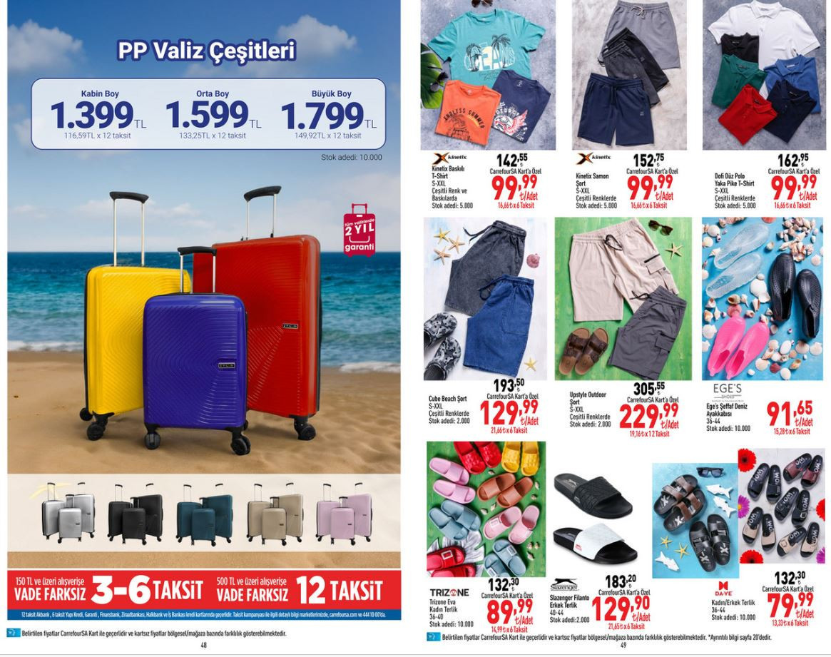 CarrefourSA 10-16 Ağustos yeni katalog yayımlandı Tablet, kamp çadırı, valiz çeşitleri, akıllı cep telefonu modelleri ve televizyon