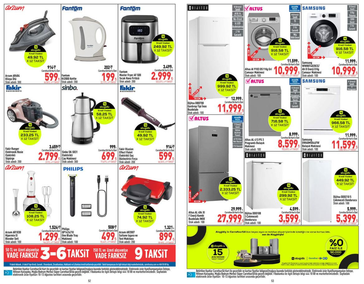 CarrefourSA 10-16 Ağustos yeni katalog yayımlandı Tablet, kamp çadırı, valiz çeşitleri, akıllı cep telefonu modelleri ve televizyon