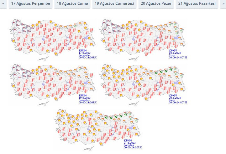 İL İL METEOROLOJİ HAVA DURUMU TAHMİNLERİ İL İL METEOROLOJİ HAVA DURUMU TAHMİNLERİ