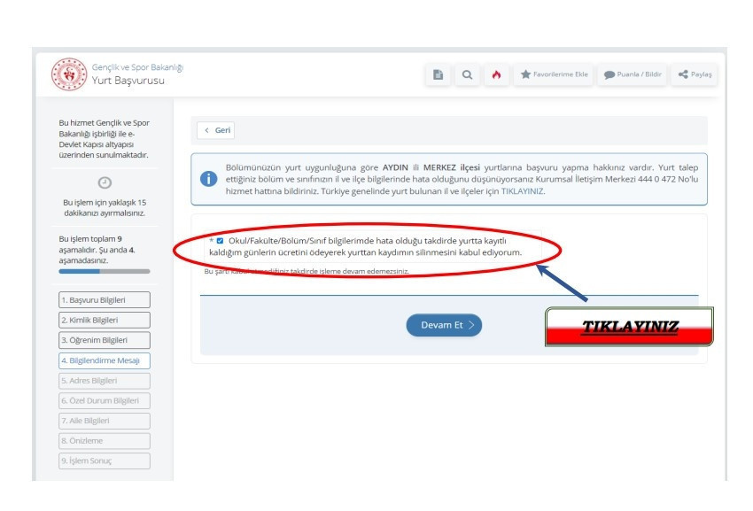 KYK YURT BAŞVURUSU EKRANI 2023-2024 (YURT BAŞVURU KILAVUZU): KYK yurt başvurusu nasıl yapılır Bakanlıktan doğru bilgi ve taahhütname uyarısı