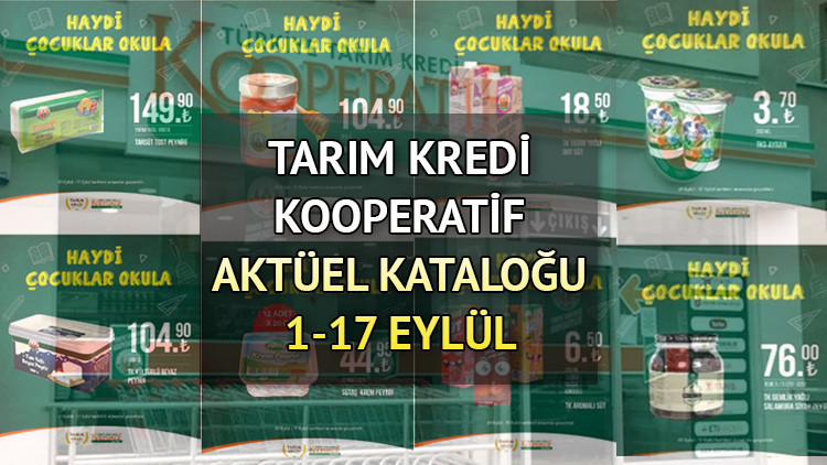 Tarım Kredi Kooperatif Market 1-17 Eylül Kataloğu ile indirimli ürünler listesi: Temizlik ürünlerinden okulların başlamasına özel pek çok ürün haftanın indirim fırsatları ile satışta olacak Tarım Kredi Kooperatif Market 1-17 Eylül Kataloğu ile indirimli ürünler listesi: Temizlik ürünlerinden okulların başlamasına özel pek çok ürün haftanın indirim fırsatları ile satışta olacak