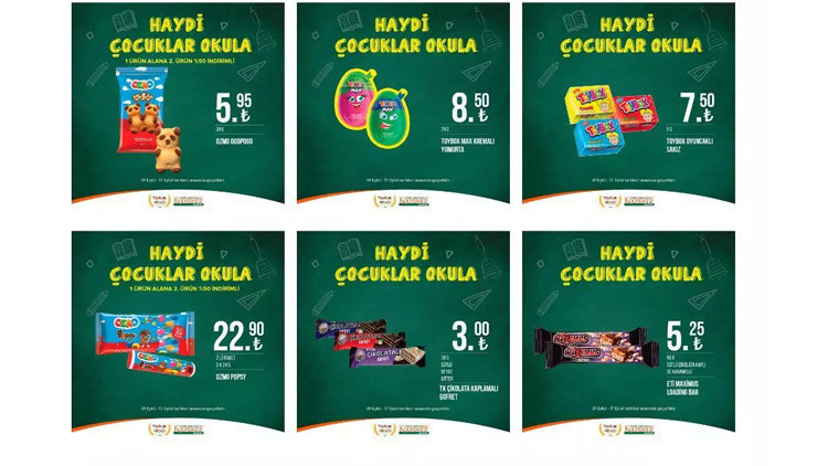 Tarım Kredi Kooperatif Market 1-17 Eylül Kataloğu ile indirimli ürünler listesi: Temizlik ürünlerinden okulların başlamasına özel pek çok ürün haftanın indirim fırsatları ile satışta olacak Tarım Kredi Kooperatif Market 1-17 Eylül Kataloğu ile indirimli ürünler listesi: Temizlik ürünlerinden okulların başlamasına özel pek çok ürün haftanın indirim fırsatları ile satışta olacak