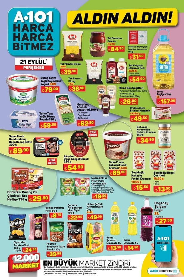 SATIŞTA A101 21 Eylül aktüel ürünler kataloğu 2023 | Full HD Android 13 Smart Led Tv, Airfryer Yağsız Fritöz, Overlok Makinesi  bu perşembe A101de...