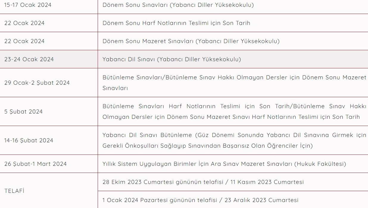 AÖF AKADEMİK TAKVİMİ 2023-2024 (sınav tarihleri) || Anadolu Üniversitesi AÖF sınavları ne zaman, online mı yüz yüze mi olacak