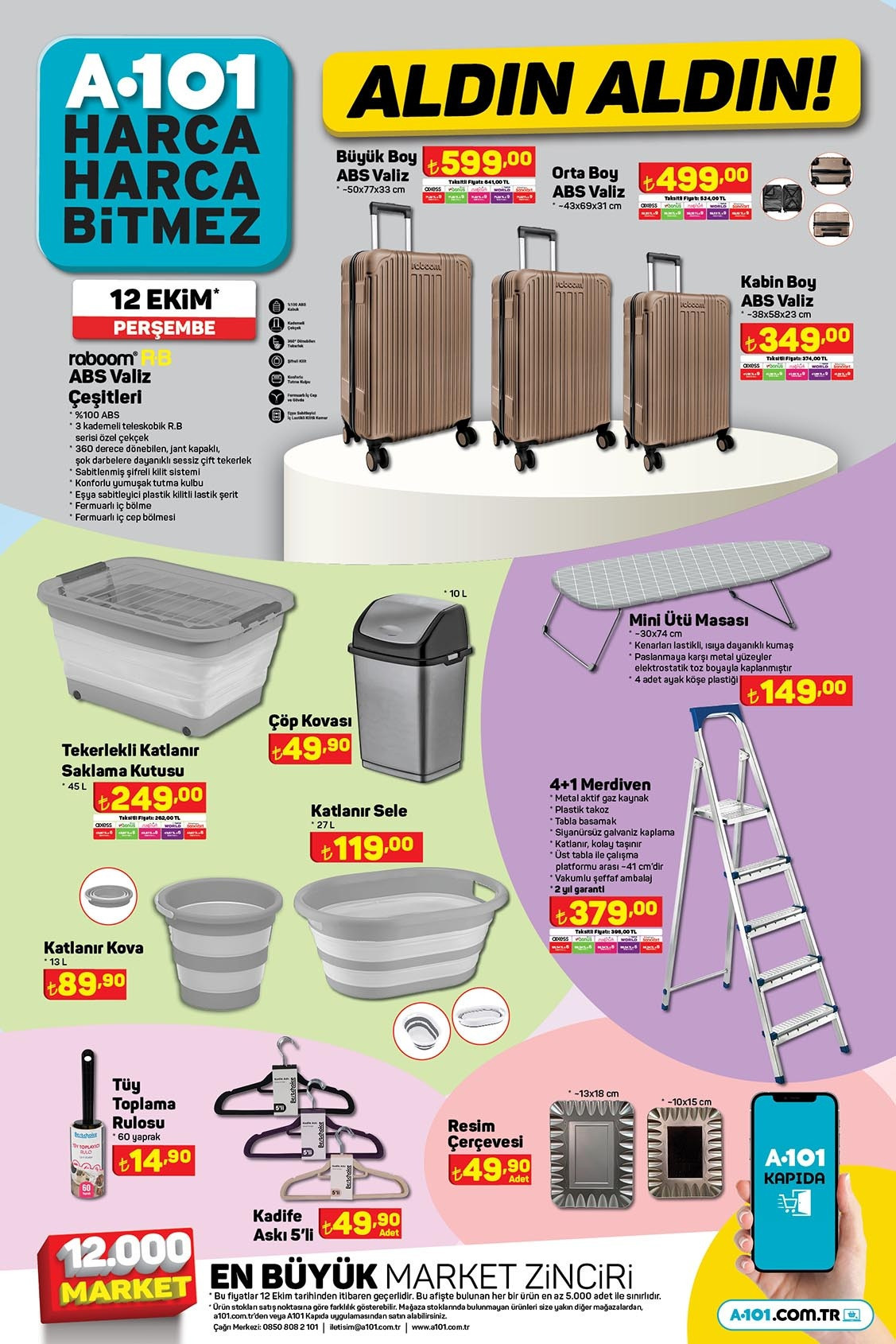 SATIŞTA A101 aktüel 12 Ekim kataloğu 2023 || A101de bu hafta neler var 4/128 GB Notebook, L Koltuk, Benzinli Moped, Musluklu Su Sebili A101de... SATIŞTA A101 aktüel 12 Ekim kataloğu 2023 || A101de bu hafta neler var 4/128 GB Notebook, L Koltuk, Benzinli Moped, Musluklu Su Sebili A101de...