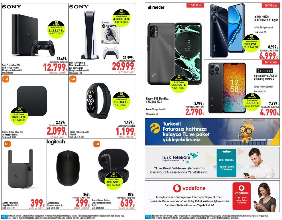 CARREFOUR 12-18 EKİM KATALOĞU VE FİYATLARI