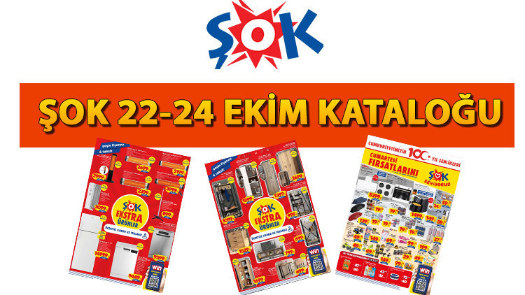ŞOK 23-24 Ekim Aktüel Ürünler Kataloğu 2023 | Erzak dolabı