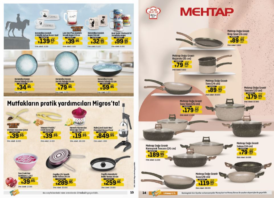 Migroskop indirimli ürünler listesi 27 Ekim-15 Kasım (KATALOG) | Migros’ta bu hafta bulaşık deterjanı, çamaşır suyu, tava-tencere çeşitleri, televizyon ve ve beyaz eşya satışta