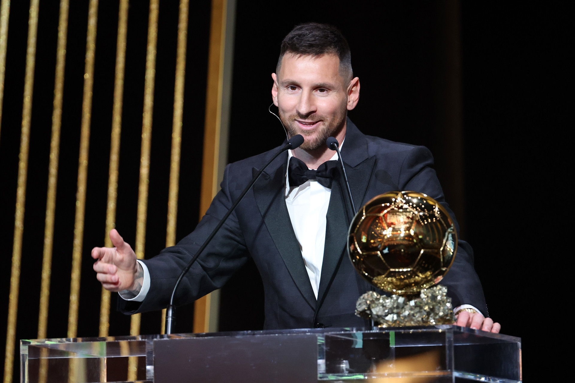 Ballon dOr töreninde yıldızlar geçidi Haaland, Drogba, Beckham, Hazard, iShowSpeed...