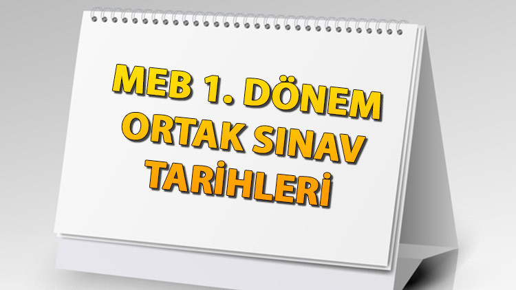 MEB 2023-2024 ORTAK SINAV TAKVİMİ