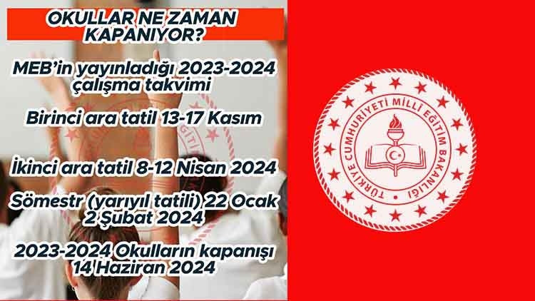 OKULLAR NE ZAMAN KAPANIYOR