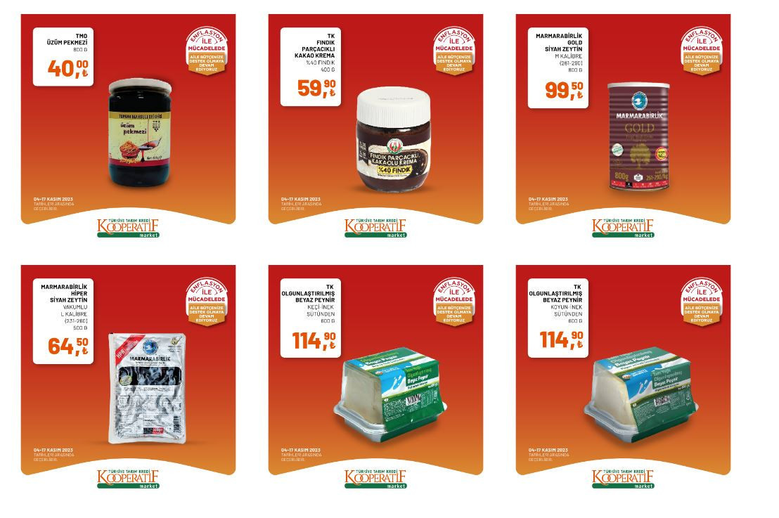 Çay, tereyağı, kağıt havlu, peçete, tuvalet kağıdı, çamaşır deterjanı ürünlerinde indirim Tarım Kredi Kooperatif Marketleri 13-17 Kasım indirimli ürünler listesi Çay, tereyağı, kağıt havlu, peçete, tuvalet kağıdı, çamaşır deterjanı ürünlerinde indirim Tarım Kredi Kooperatif Marketleri 13-17 Kasım indirimli ürünler listesi