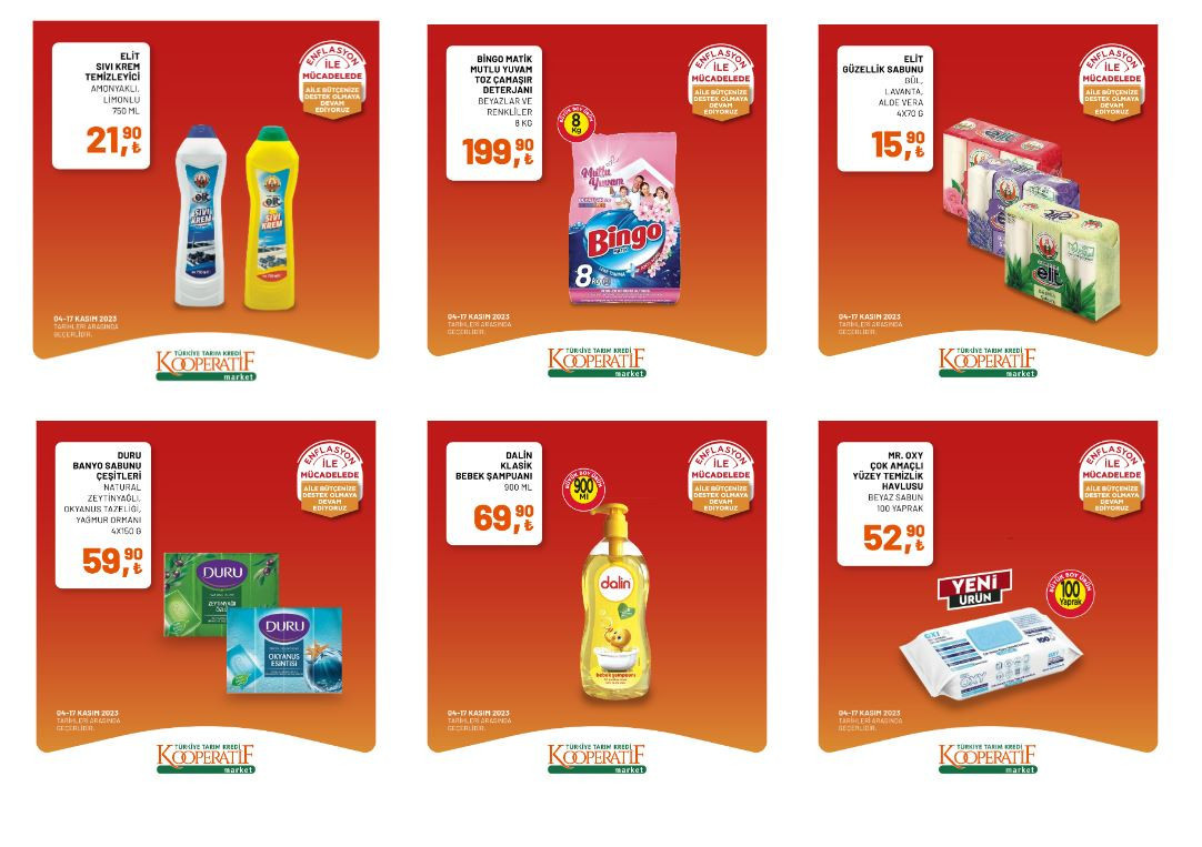 Çay, tereyağı, kağıt havlu, peçete, tuvalet kağıdı, çamaşır deterjanı ürünlerinde indirim Tarım Kredi Kooperatif Marketleri 13-17 Kasım indirimli ürünler listesi Çay, tereyağı, kağıt havlu, peçete, tuvalet kağıdı, çamaşır deterjanı ürünlerinde indirim Tarım Kredi Kooperatif Marketleri 13-17 Kasım indirimli ürünler listesi