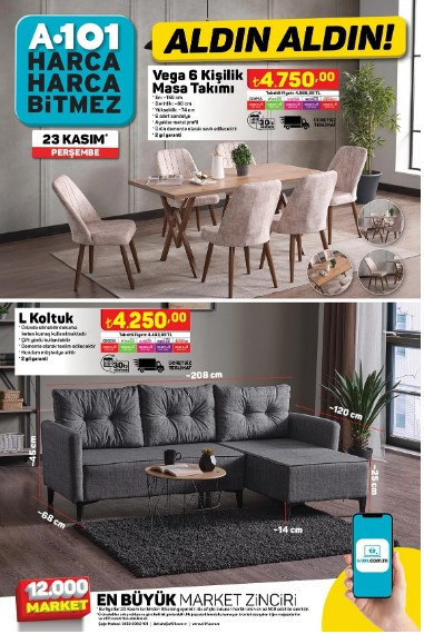 SATIŞTA A101 23 Kasım 2023 aktüel kataloğu || A101de bu hafta Vergisiz Cep Telefonu Modelleri, L Koltuk, Masa Takımı, Piyano, Gitar A101 online ve mağazalarda... SATIŞTA A101 23 Kasım 2023 aktüel kataloğu || A101de bu hafta Vergisiz Cep Telefonu Modelleri, L Koltuk, Masa Takımı, Piyano, Gitar A101 online ve mağazalarda...