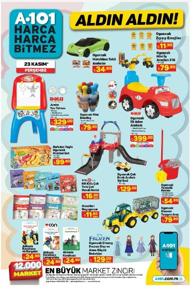 SATIŞTA A101 23 Kasım 2023 aktüel kataloğu || A101de bu hafta Vergisiz Cep Telefonu Modelleri, L Koltuk, Masa Takımı, Piyano, Gitar A101 online ve mağazalarda... SATIŞTA A101 23 Kasım 2023 aktüel kataloğu || A101de bu hafta Vergisiz Cep Telefonu Modelleri, L Koltuk, Masa Takımı, Piyano, Gitar A101 online ve mağazalarda...